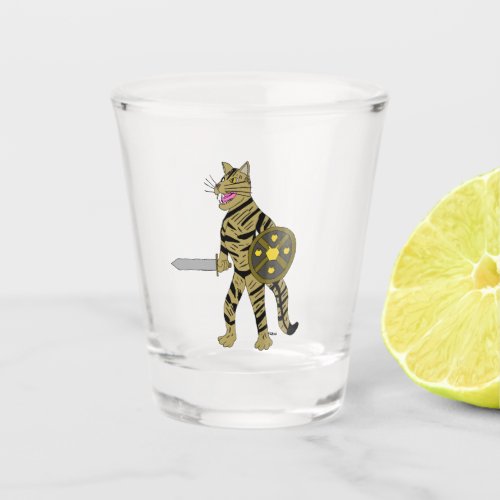 Warrior Cat  Shot Glass