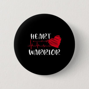 Warrior Chd Awareness Present Congenital Heart Dis Button