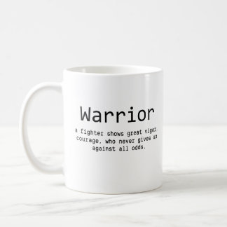 Warrior Coffee Mug, Custom Name Warrior Mug, Perso Coffee Mug