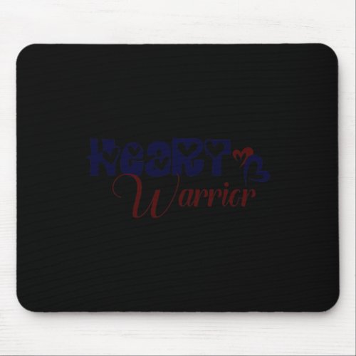 Warrior Congenital Heart Defect Awareness 2  Mouse Pad