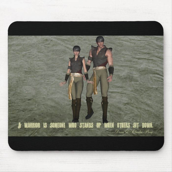 Warrior Creed 001 Mouse Pads