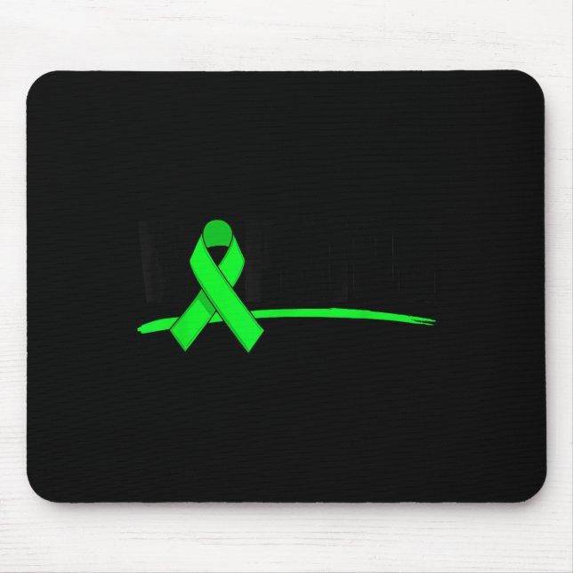 Warrior Depression Anxiety Mental Health Awareness Mouse Pad (Front)