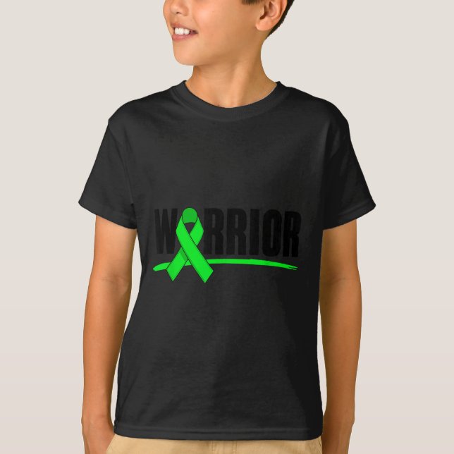 Warrior Depression Anxiety Mental Health Awareness T-Shirt (Front)