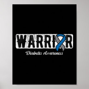 Warrior Diabetes Awareness Poster
