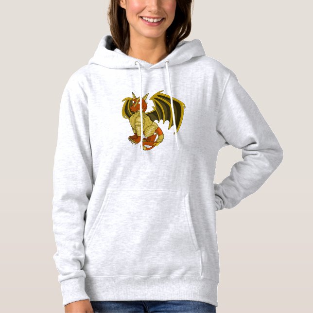 Warrior dragon cartoon Sweatshirt (Front)