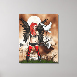 Warrior Fairy Canvas Print