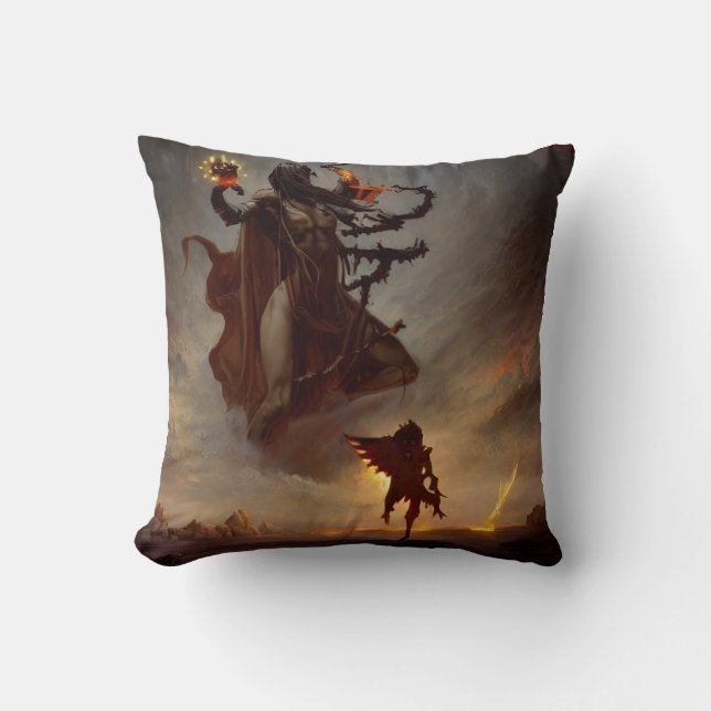 Warrior Fantasy Pillow (Front)
