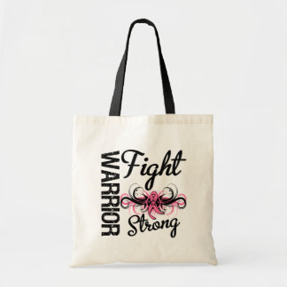 Warrior Fight Strong Breast Cancer Tote Bag