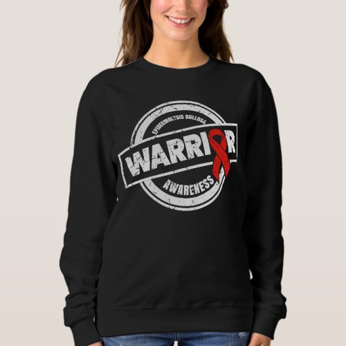 Warrior  for Epidermolysis Bullosa Awareness Mon Sweatshirt