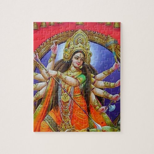 Warrior Goddess Durga Shakti Jigsaw Puzzle