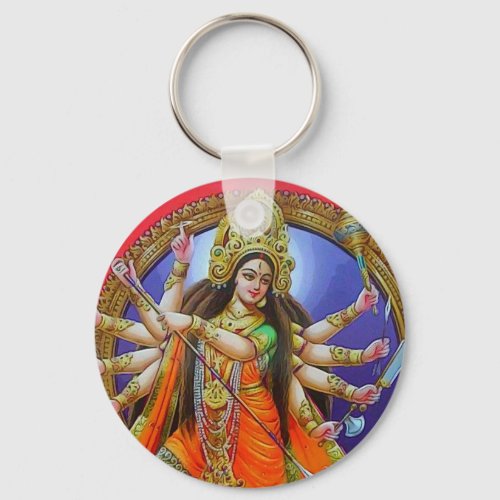 Warrior Goddess Durga Shakti Keychain