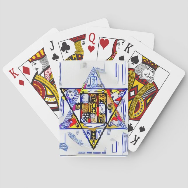 Warrior Horse 'Liber Razielis Oraculis' Poker Cards (Back)