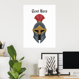 Warrior Icon Poster