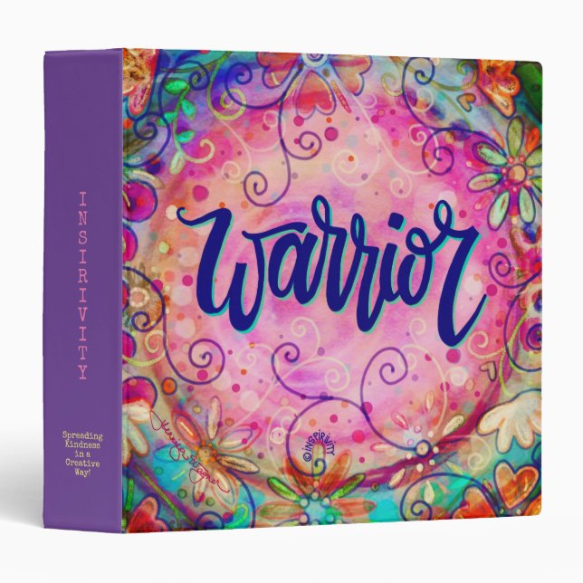 ‘Warrior’ Inspirivity 3 Ring Binder (Front/Spine)