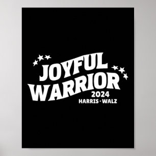 Warrior Kamala Harris Tim Walz Waltz 2024 2  Poster