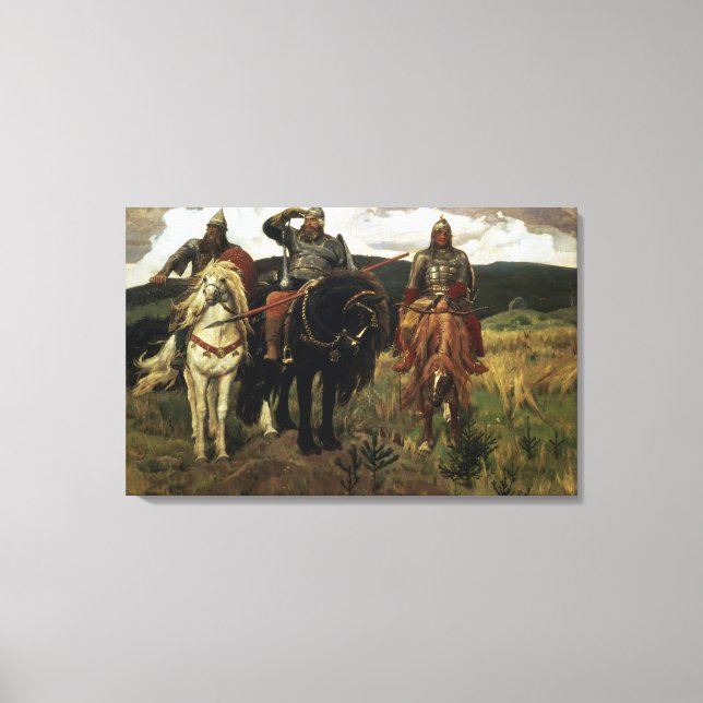 Warrior Knights, 1881-98 Canvas Print (Front)