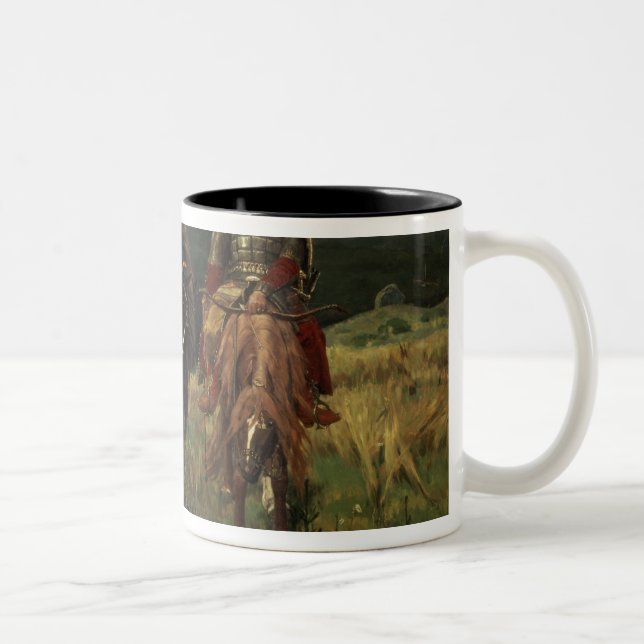 Warrior Knights, 1881-98 Two-Tone Coffee Mug (Right)