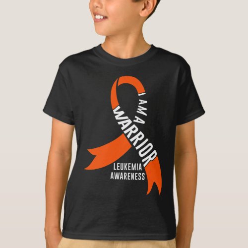 Warrior Leukemia Awareness Blood Cancer Chemothera T_Shirt