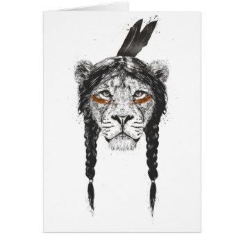 Warrior Lion by bsolti at Zazzle