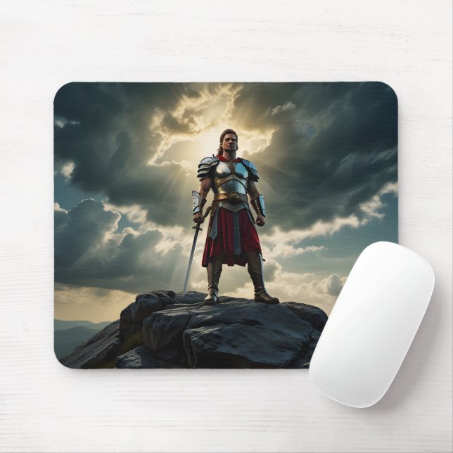 Warrior  mouse pad (With Mouse)