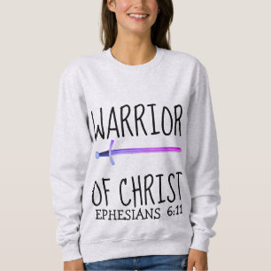 WARRIOR OF CHRIST WOMAN, LADIES CHRISTIAN T-Shirts