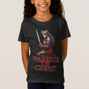 Warrior of Christ Woman Prayer Christian Bible T-Shirt