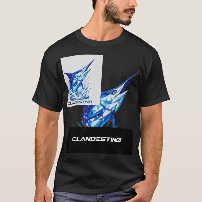 Warrior of the Sea: Swordfish Design T-Shirt (Front)