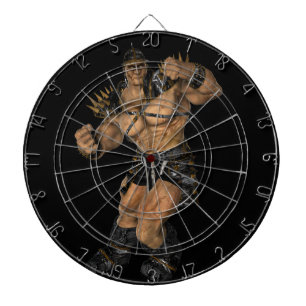 Warrior Ogre Dartboard With Darts