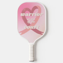 Warrior on and off the Court Pickleball Paddle