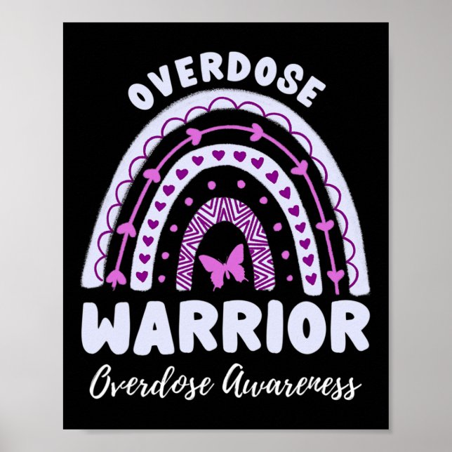 Warrior Overdose Awareness Rainbow 2  Poster (Front)