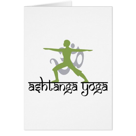 Warrior Pose Ashtanga Yoga Gift Cards (Front)