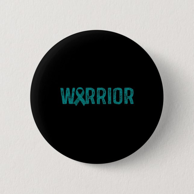 Warrior Post Traumatic Stress Disorder Awareness  Button (Front)