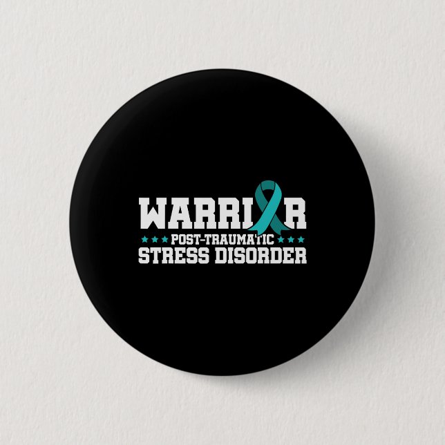 Warrior Post-traumatic Stress Disorder Awareness M Button (Front)