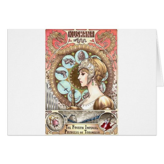 Warrior Princess Cards (Front Horizontal)