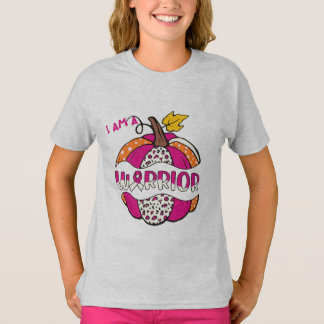 Warrior Pumpkin - Pink T-Shirt