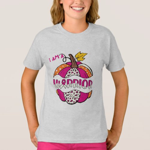 Warrior Pumpkin _ Pink T_Shirt