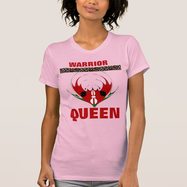 Warrior Queen: Celebrating Kenyan Womanhood T-Shirt (Front)