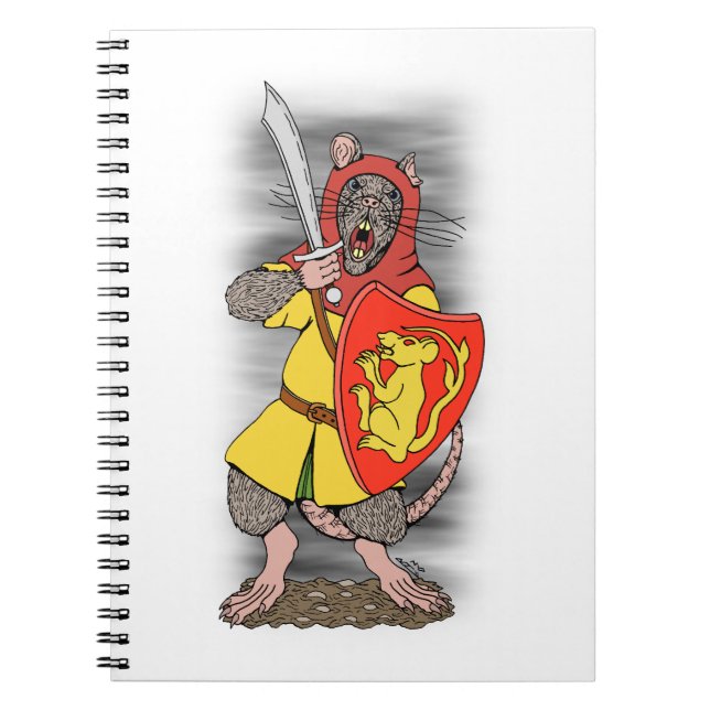Warrior Rat with Falchion Notebook (Front)