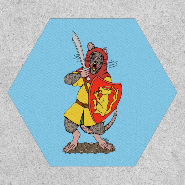 Warrior Rat with Falchion Patch (Front)