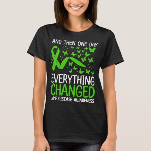 Warrior Ribbon Fighter Lyme Disease Awareness T_Shirt