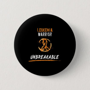 Warrior Shirt Leukemia Awareness Button