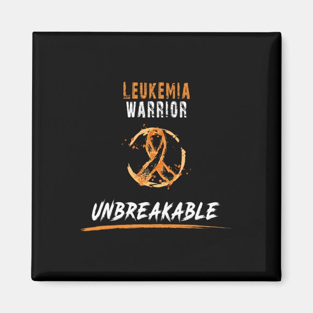 Warrior Shirt Leukemia Awareness  Magnet (Front)
