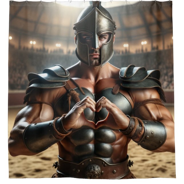 Warrior Shower Curtain (Front)