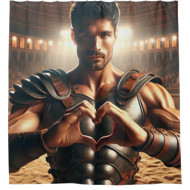 Warrior Shower Curtain (Front)