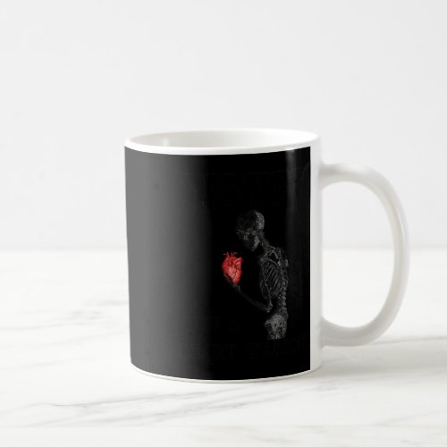 Warrior Sister Skeleton Human Heart Disease Design Coffee Mug