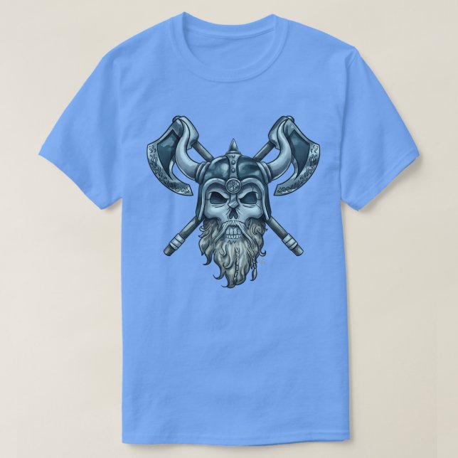 Warrior Skull Classic TShirt (Design Front)