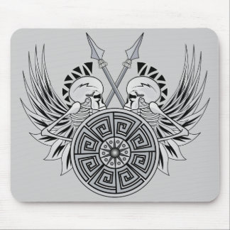 Warrior Skulls Mouse Pad