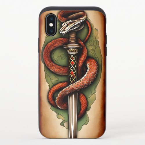 Warrior Sneake iPhone X Slider Case