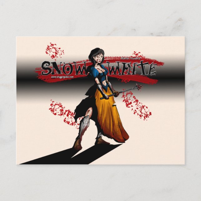 warrior snow white post card (Front)