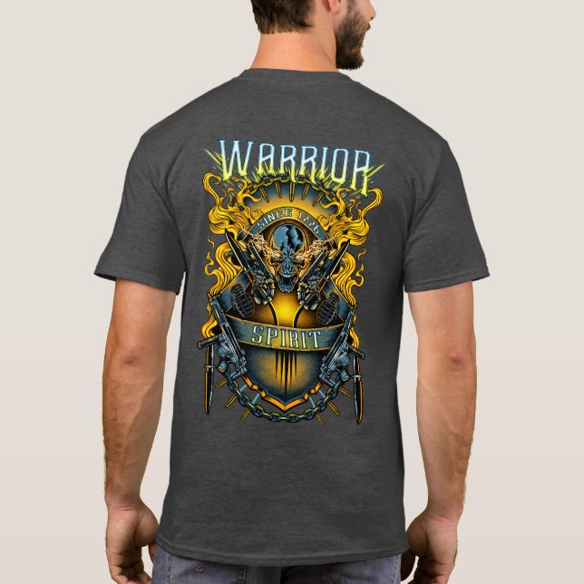 "WARRIOR SPIRIT" T-Shirt (Back)